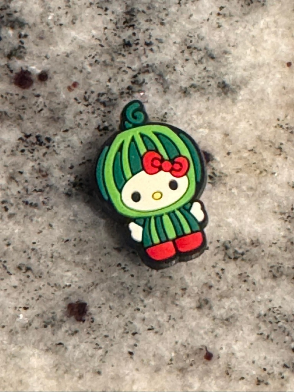 CROCS Hello Kitty Watermelon Charm in Green and Red